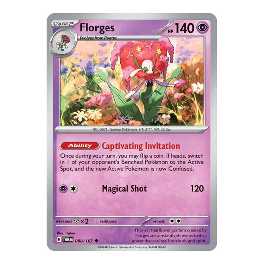 SV06: Twilight Masquerade (TWM) - Florges (#088/167) (Near Mint)