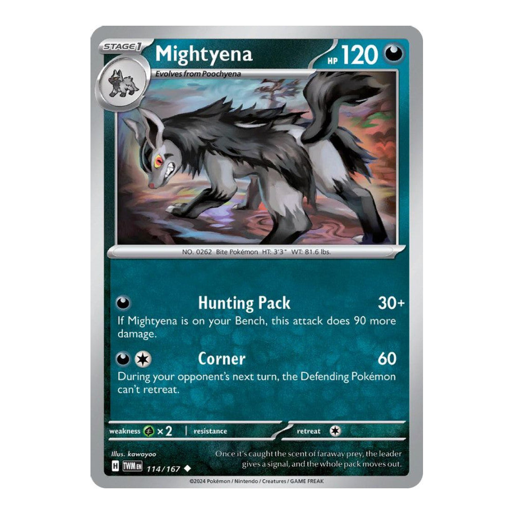 SV06: Twilight Masquerade (TWM) - Mightyena (#114/167) (Near Mint)
