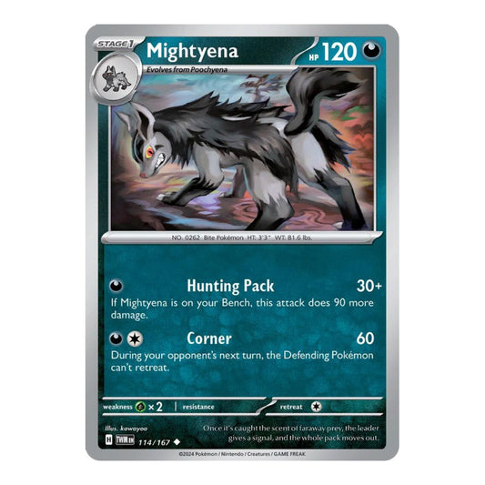 SV06: Twilight Masquerade (TWM) - Mightyena (#114/167) (Near Mint)