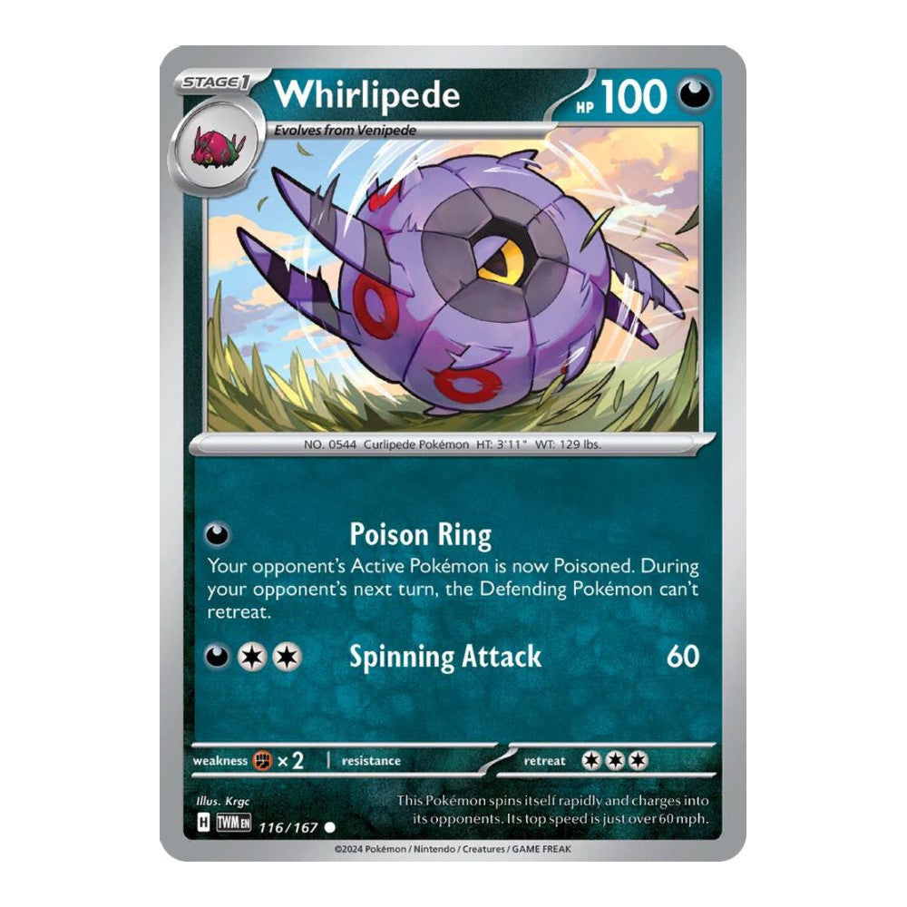 SV06: Twilight Masquerade (TWM) - Whirlipede (#116/167) (Near Mint)