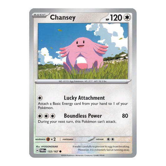 SV06: Twilight Masquerade (TWM) - Chansey 133 167 (#133/167) (Near Mint)
