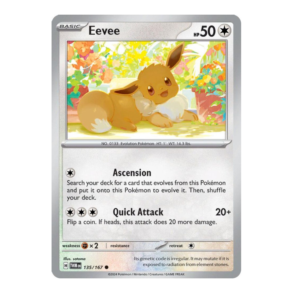 SV06: Twilight Masquerade (TWM) - Eevee 135 167 (#135/167) (Near Mint)