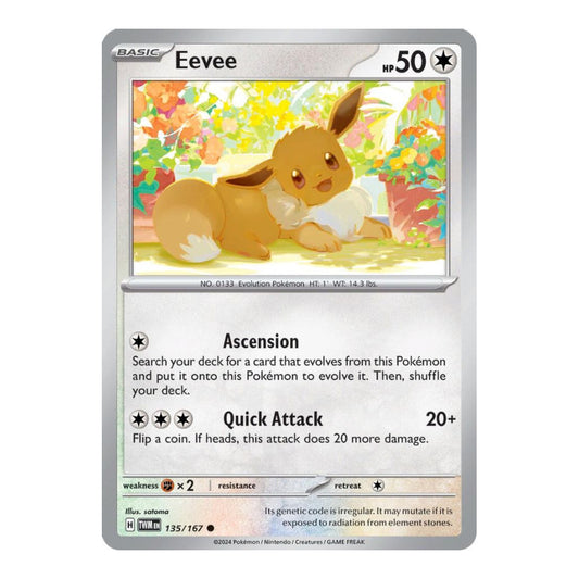 SV06: Twilight Masquerade (TWM) - Eevee 135 167 (#135/167) (Near Mint)