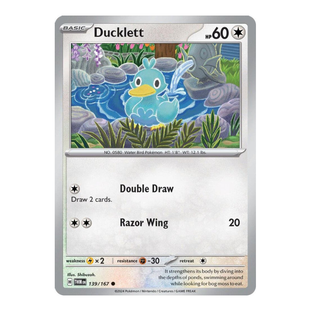 SV06: Twilight Masquerade (TWM) - Ducklett (#139/167) (Near Mint)