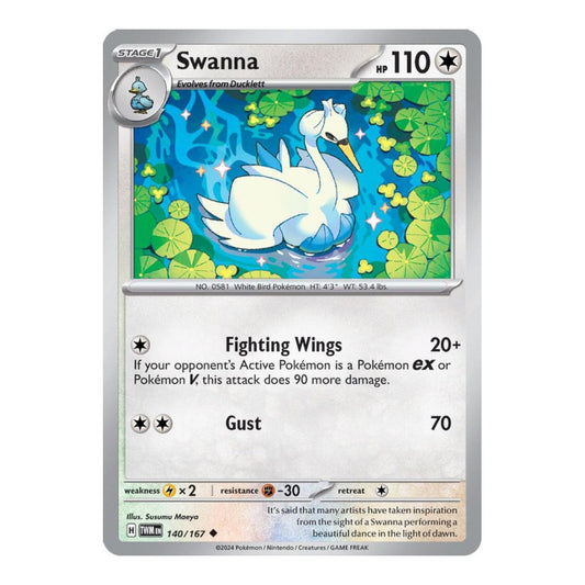 SV06: Twilight Masquerade (TWM) - Swanna (#140/167) (Near Mint)