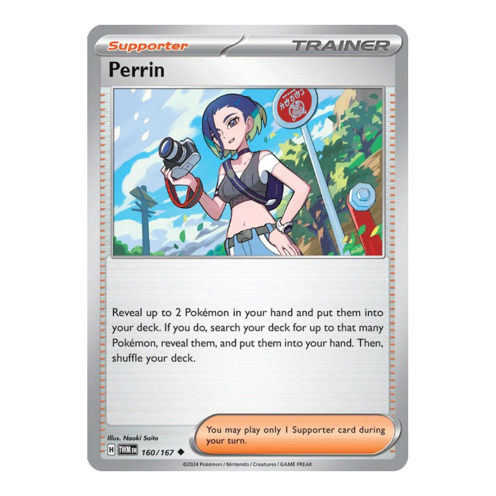SV06: Twilight Masquerade (TWM) - Perrin 160 167 (#160/167) (Near Mint)