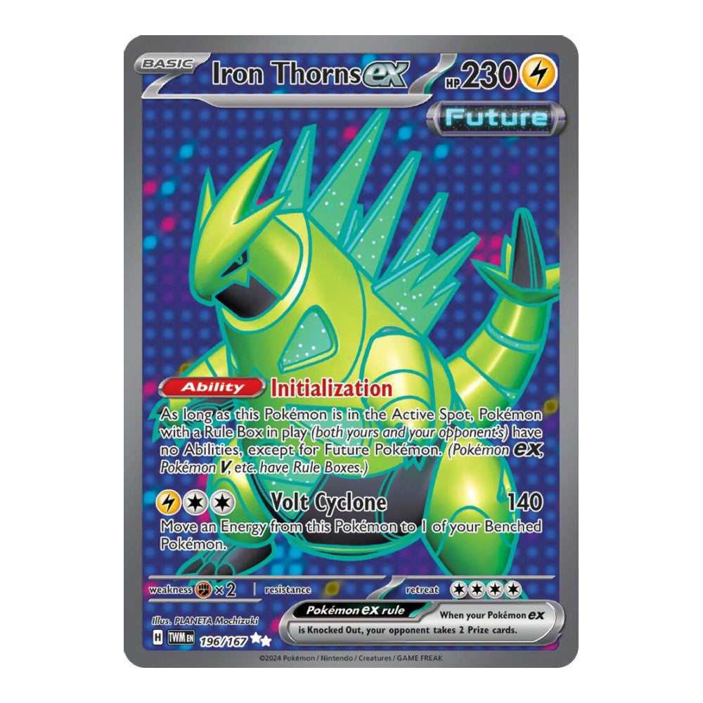 SV06: Twilight Masquerade (TWM) - Iron Thorns ex 196 167 (#196/167) (Near Mint)