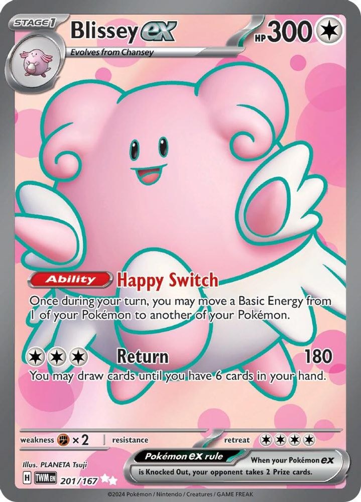 SV06: Twilight Masquerade (TWM) - Blissey ex - 201/167 (#201/167, Ultra Rare) ()