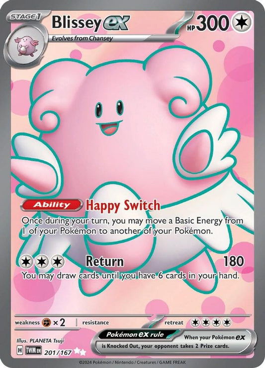 SV06: Twilight Masquerade (TWM) - Blissey ex - 201/167 (#201/167, Ultra Rare) ()
