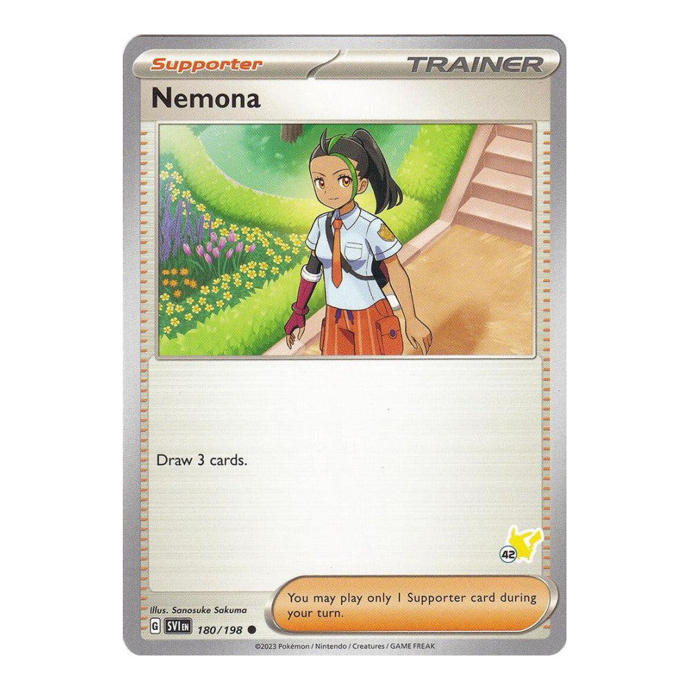 Battle Academy 2024 (BA24) - Nemona - Pikachu 42 (#180/198) (Near Mint)
