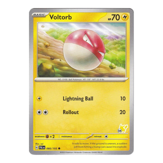 Battle Academy 2024 (BA24) - Voltorb - Pikachu 34 (#066/193) (Near Mint)