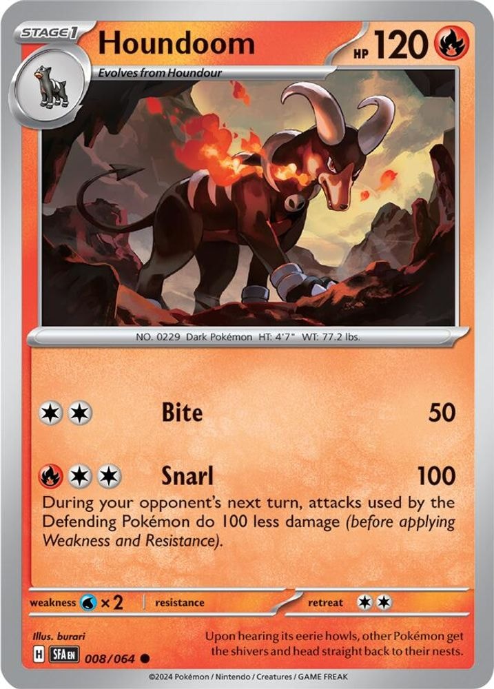 SV: Shrouded Fable (SFA) - Houndoom - 008/064 (#008/064, Common) ()