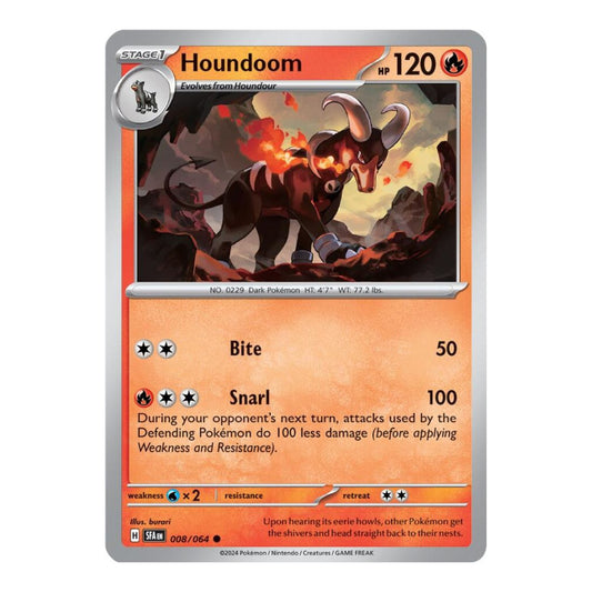 SV: Shrouded Fable (SFA) - Houndoom 008 064 (#008/064) (Near Mint)