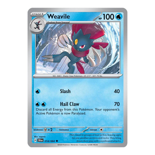 SV: Shrouded Fable (SFA) - Weavile (#014/064)