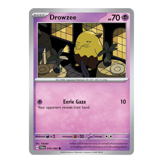 SV: Shrouded Fable (SFA) - Drowzee (#016/064) (Near Mint)