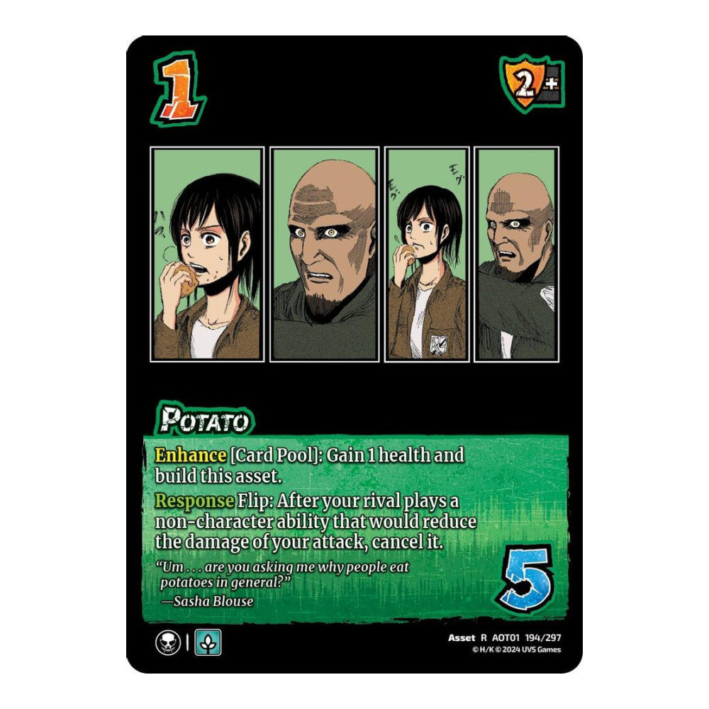 Attack on Titan: Battle for Humanity (AOT1) - Potato (#194/297) (Near Mint)