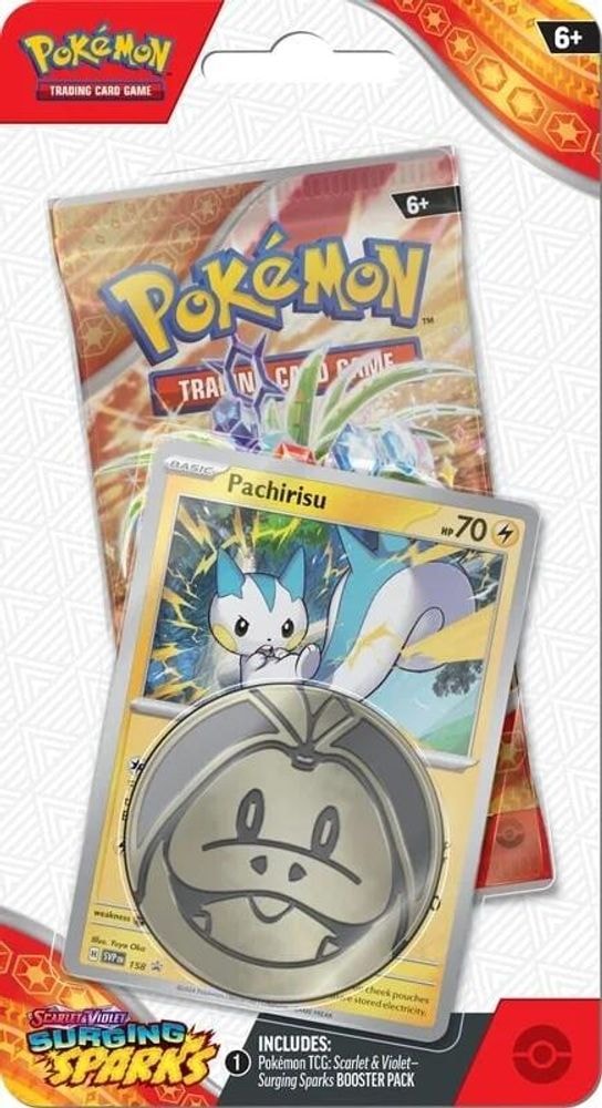 SV08: Surging Sparks (SSP) - Surging Sparks Single Pack Blister [Pachirisu] (,) ()