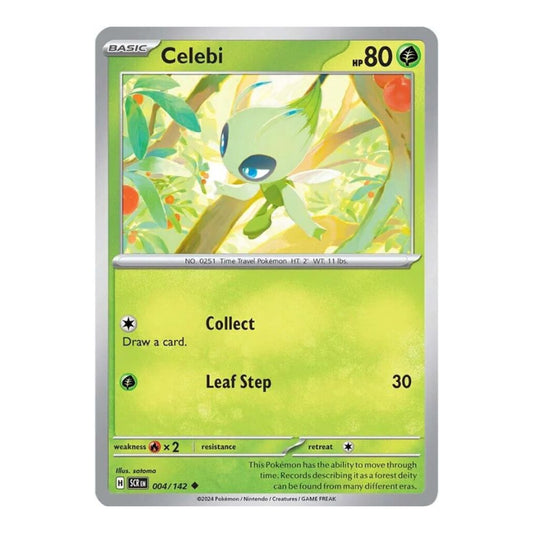 SV07: Stellar Crown (SCR) - Celebi (#004/142) (Near Mint)