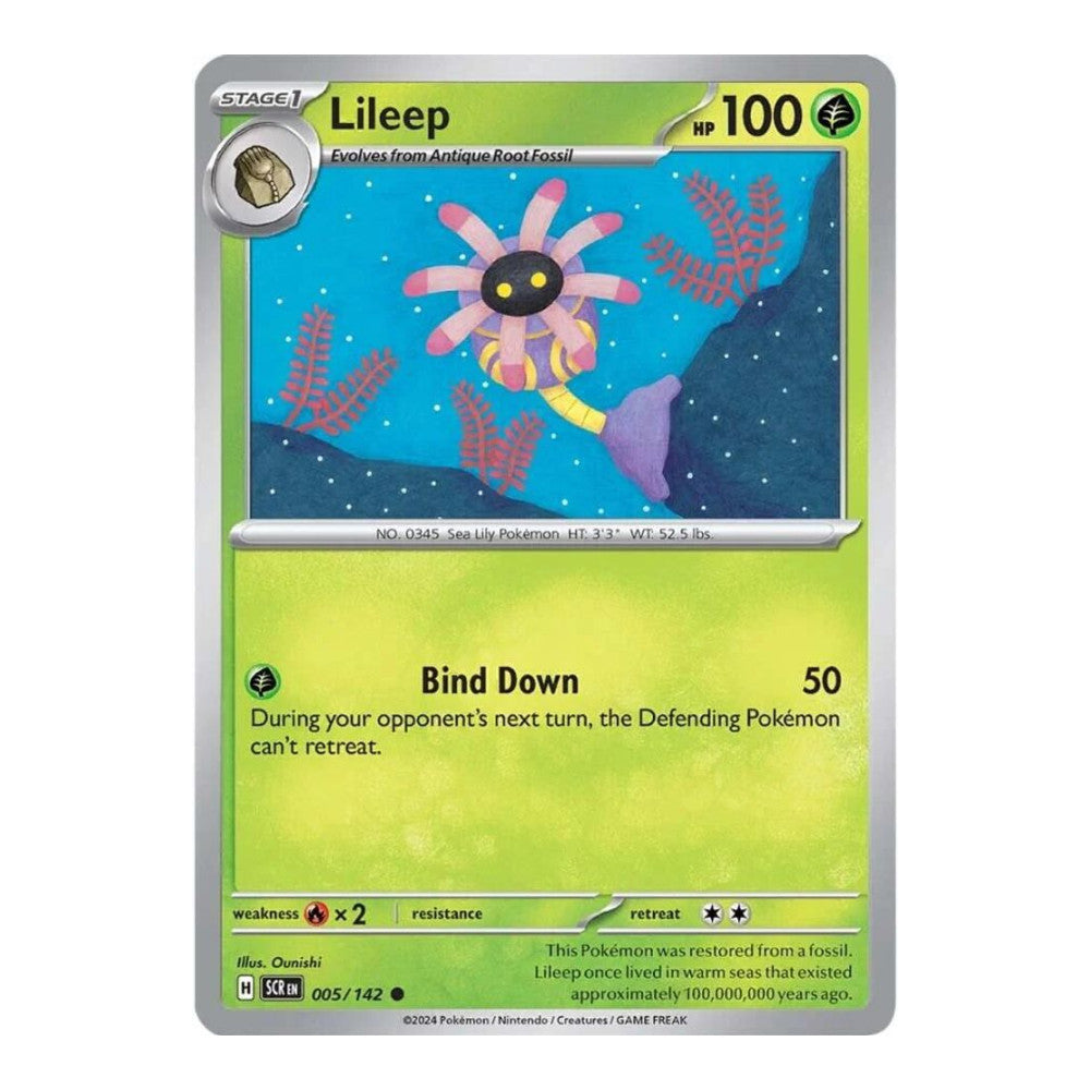 SV07: Stellar Crown (SCR) - Lileep 005 142 (#005/142) (Near Mint)