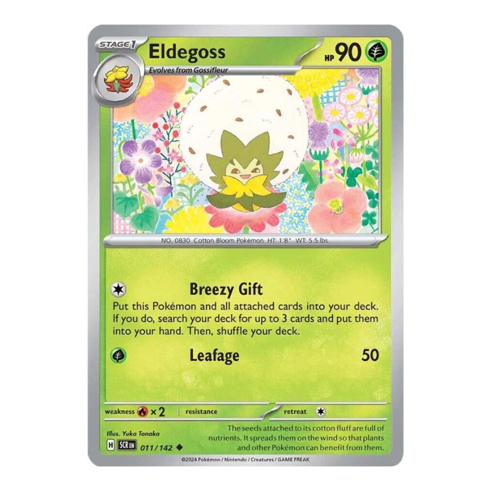 SV07: Stellar Crown (SCR) - Eldegoss (#011/142) (Near Mint)