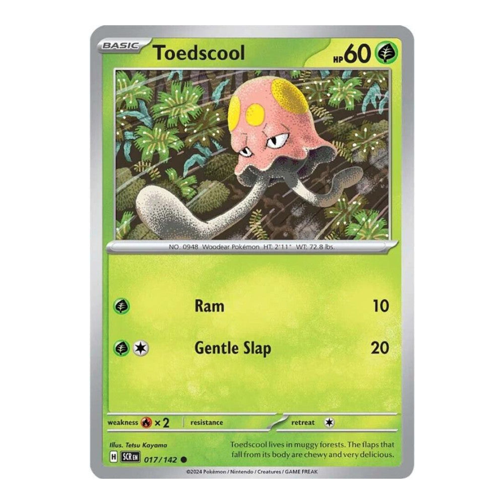 SV07: Stellar Crown (SCR) - Toedscool (#017/142) (Near Mint)