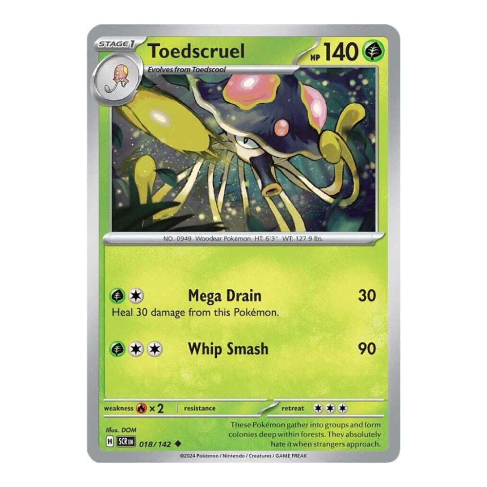 SV07: Stellar Crown (SCR) - Toedscruel (#018/142) (Near Mint)