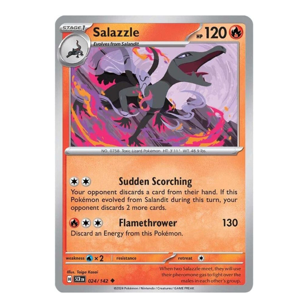 SV07: Stellar Crown (SCR) - Salazzle (#024/142)