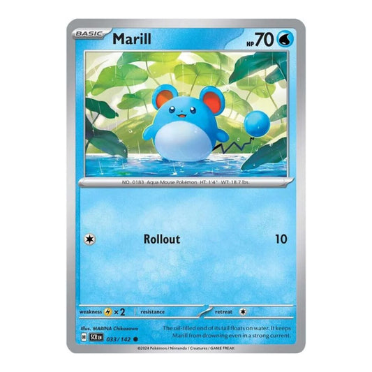 SV07: Stellar Crown (SCR) - Marill (#033/142) (Near Mint)