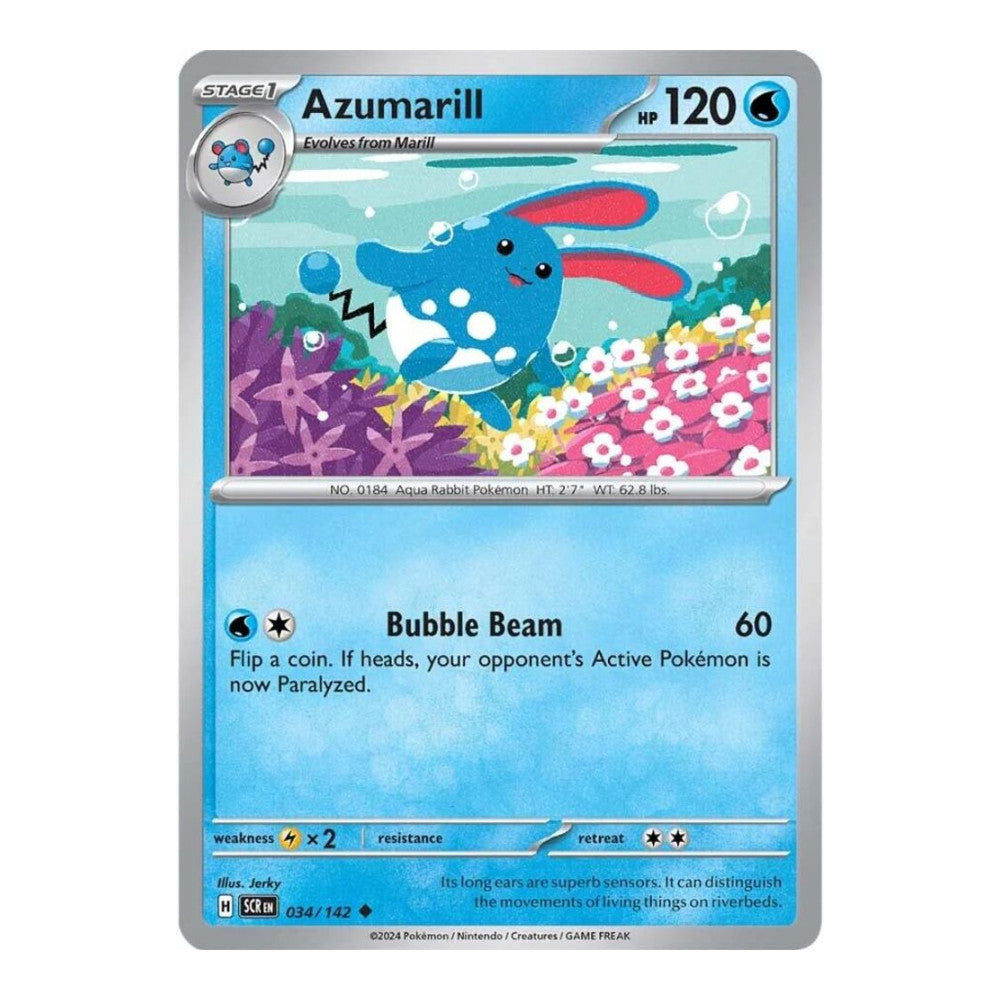 SV07: Stellar Crown (SCR) - Azumarill (#034/142) (Near Mint)