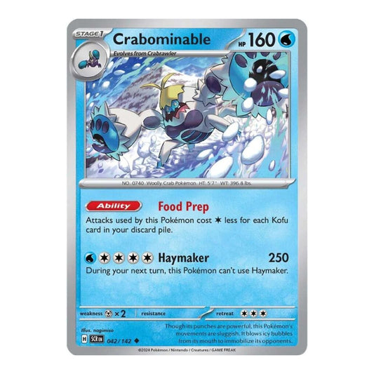 SV07: Stellar Crown (SCR) - Crabominable 042 142 (#042/142) (Near Mint)
