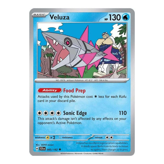 SV07: Stellar Crown (SCR) - Veluza (#045/142) (Near Mint)