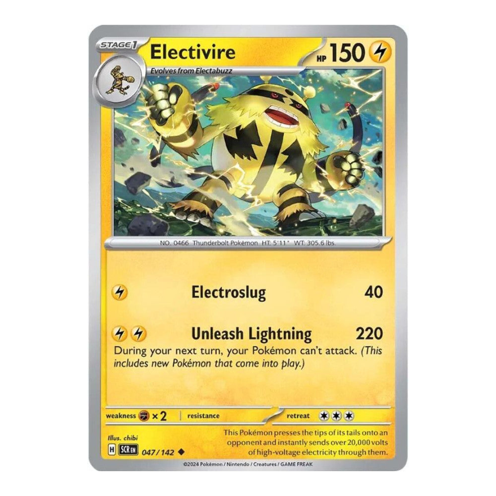 SV07: Stellar Crown (SCR) - Electivire (#047/142) (Near Mint)