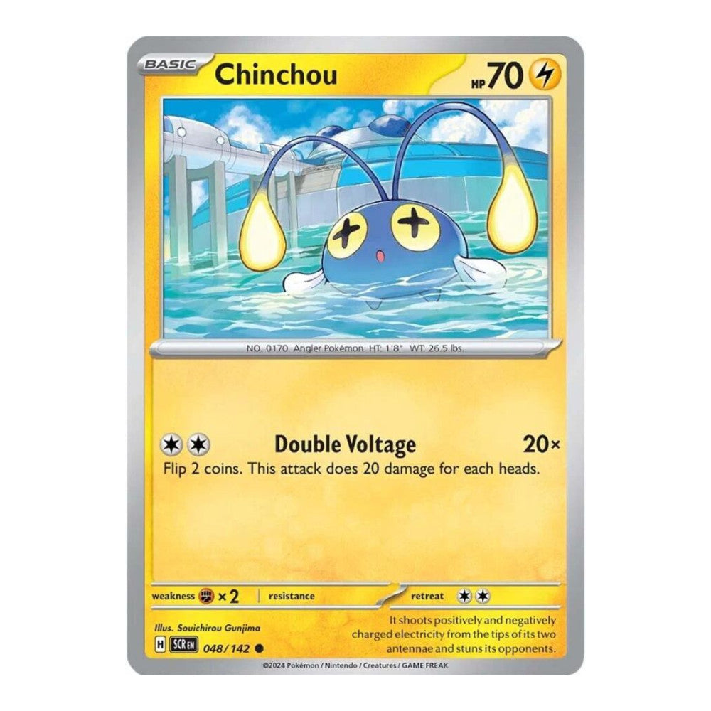 SV07: Stellar Crown (SCR) - Chinchou (#048/142) (Near Mint)