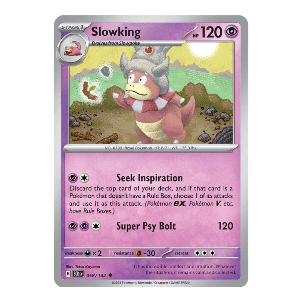 SV07: Stellar Crown (SCR) - Slowking (#058/142) (Near Mint)