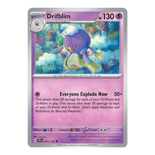 SV07: Stellar Crown (SCR) - Drifblim (#061/142) (Near Mint)