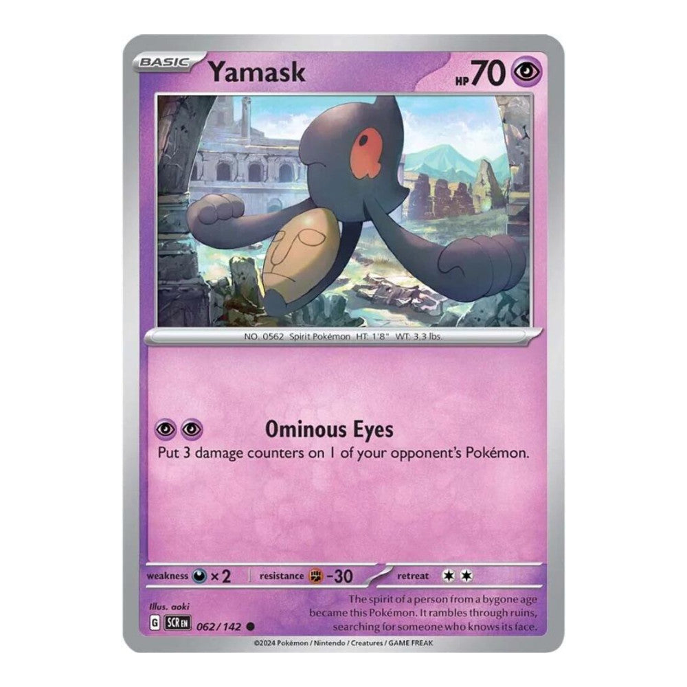 SV07: Stellar Crown (SCR) - Yamask (#062/142) (Near Mint)