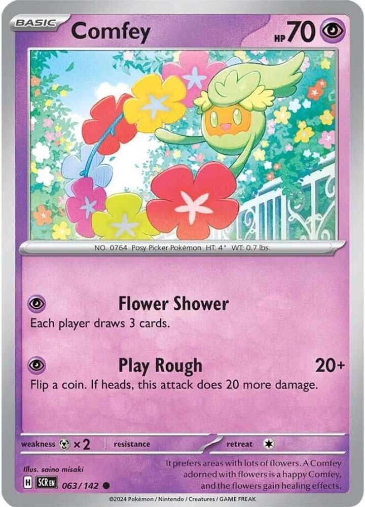 SV07: Stellar Crown (SCR) - Comfey (#063/142, Common) ()