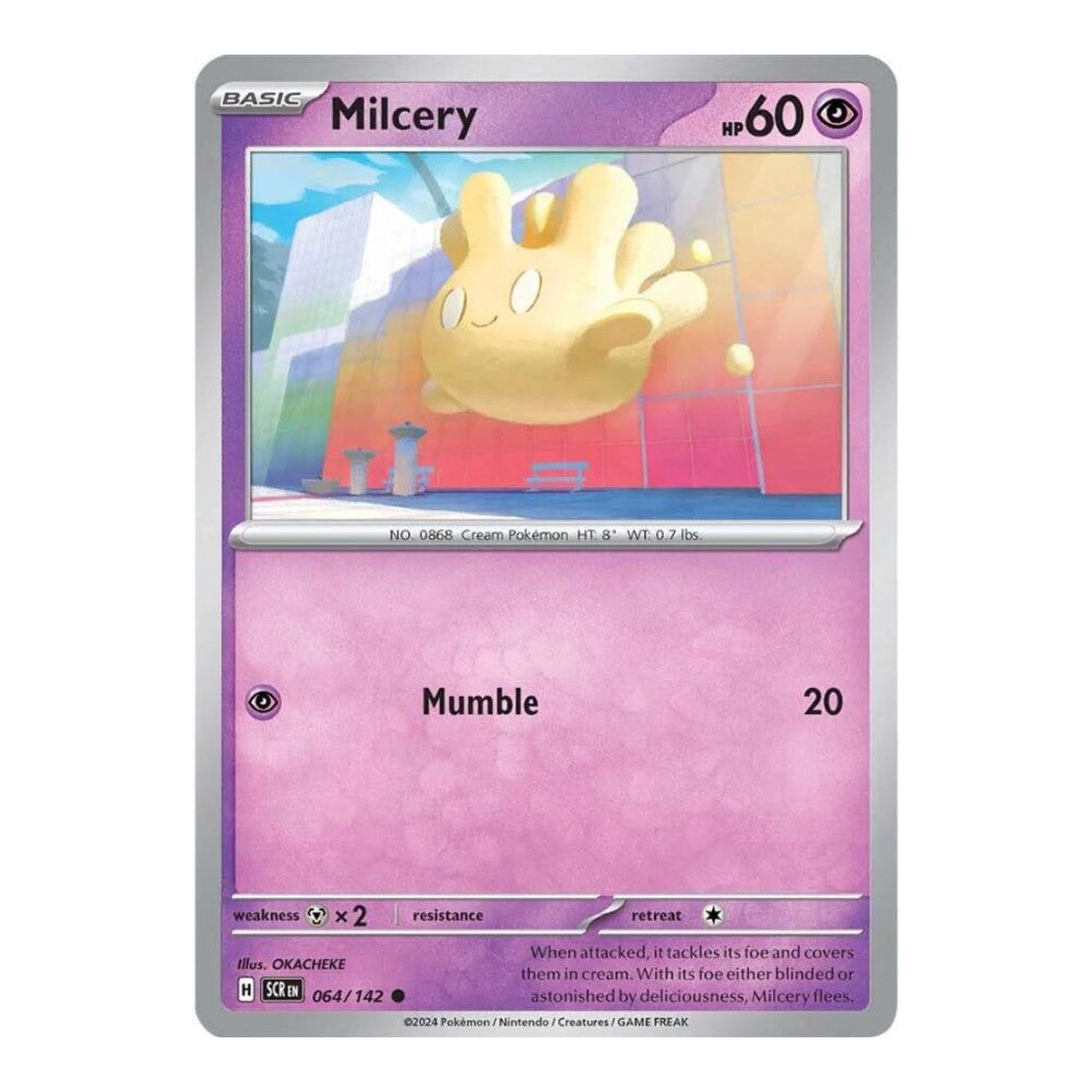 SV07: Stellar Crown (SCR) - Milcery 064 142 (#064/142) (Near Mint)