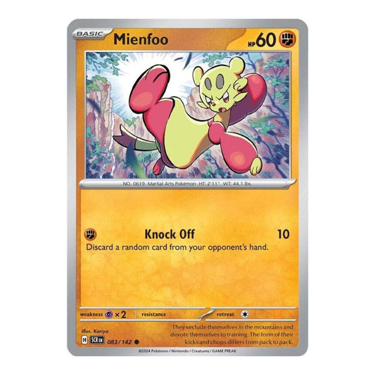 SV07: Stellar Crown (SCR) - Mienfoo (#083/142) (Near Mint)
