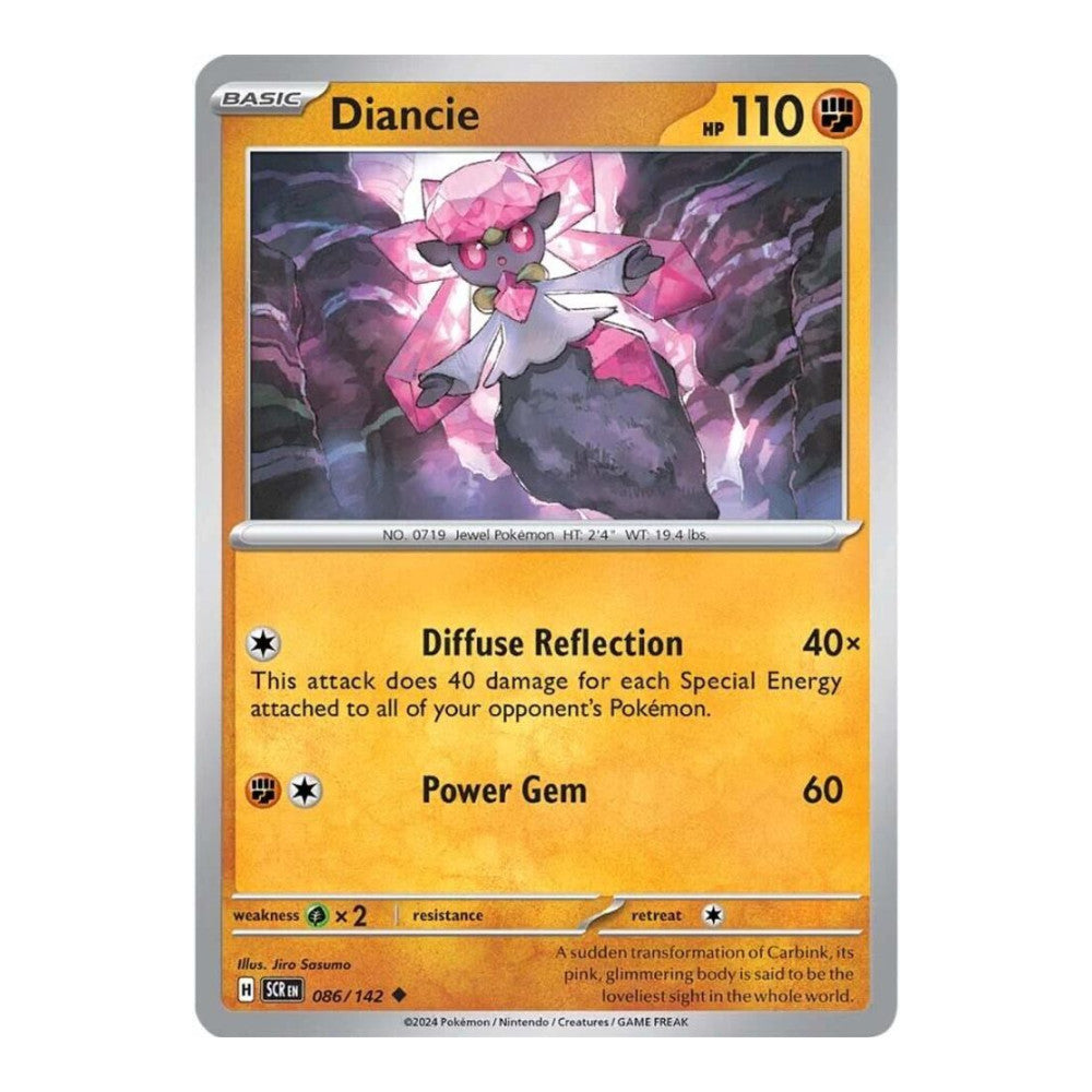 SV07: Stellar Crown (SCR) - Diancie (#086/142) (Near Mint)