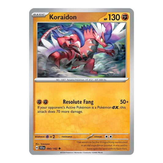 SV07: Stellar Crown (SCR) - Koraidon (#090/142) (Near Mint)