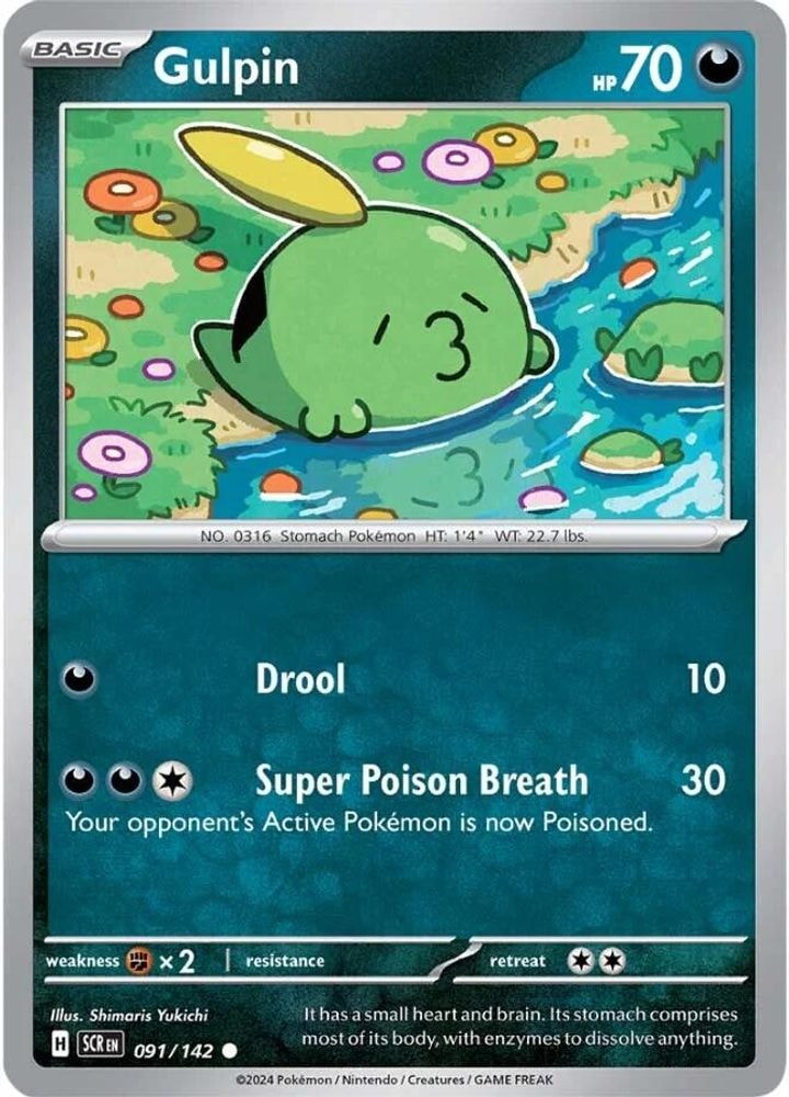 SV07: Stellar Crown (SCR) - Gulpin - 091/142 (#091/142, Common) ()