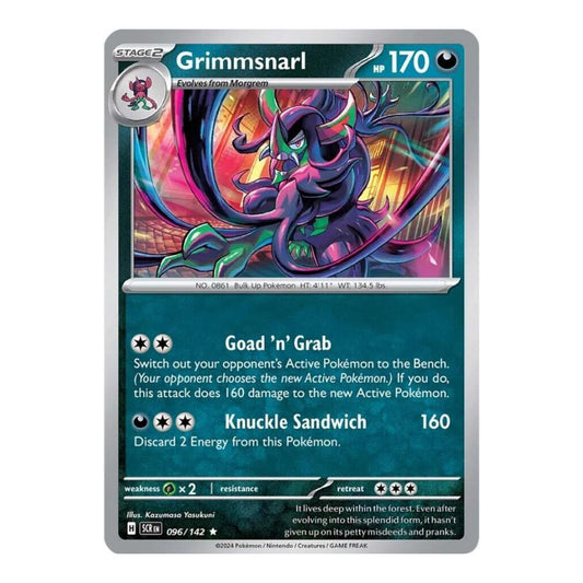 SV07: Stellar Crown (SCR) - Grimmsnarl (#096/142) (Near Mint)