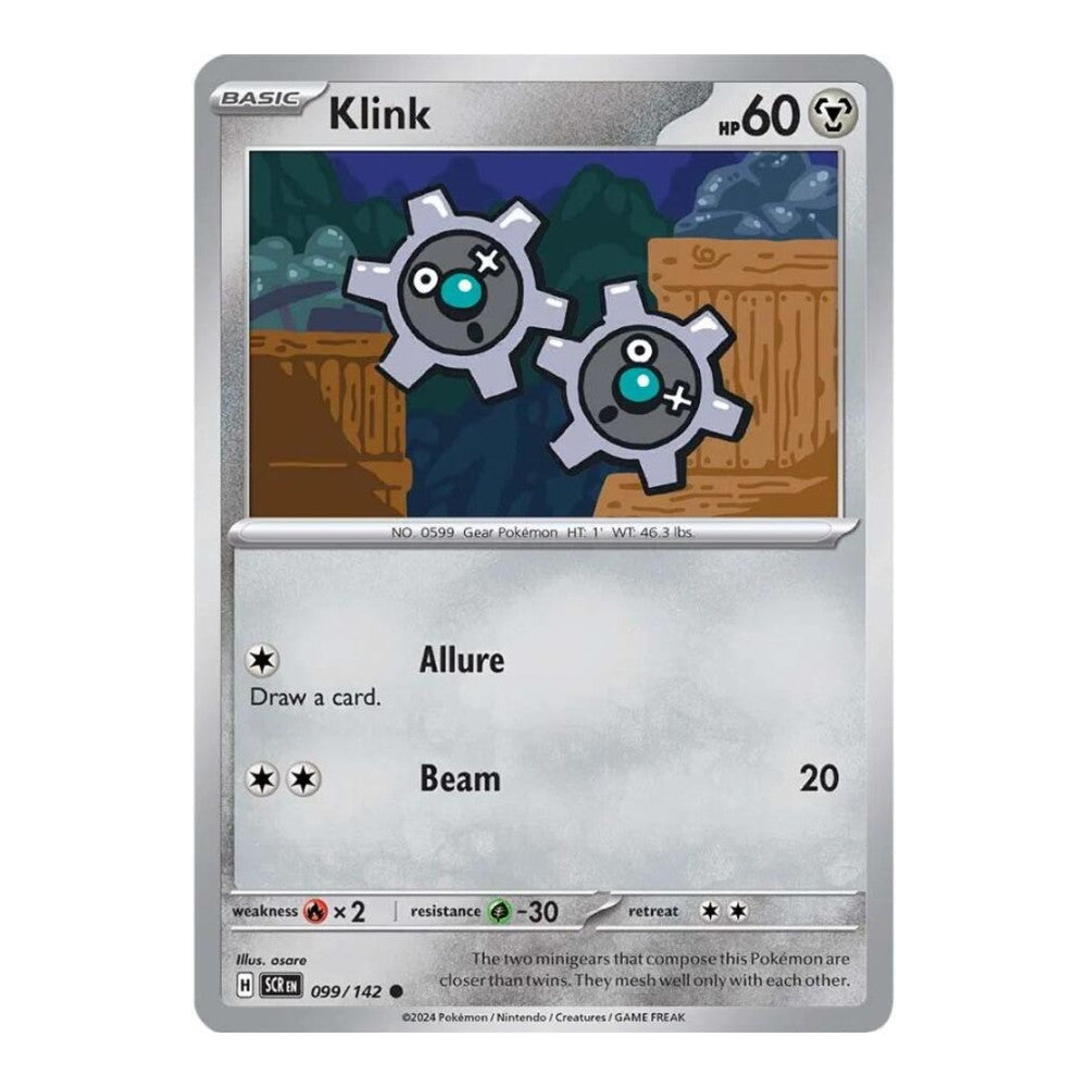 SV07: Stellar Crown (SCR) - Klink (#099/142) (Near Mint)
