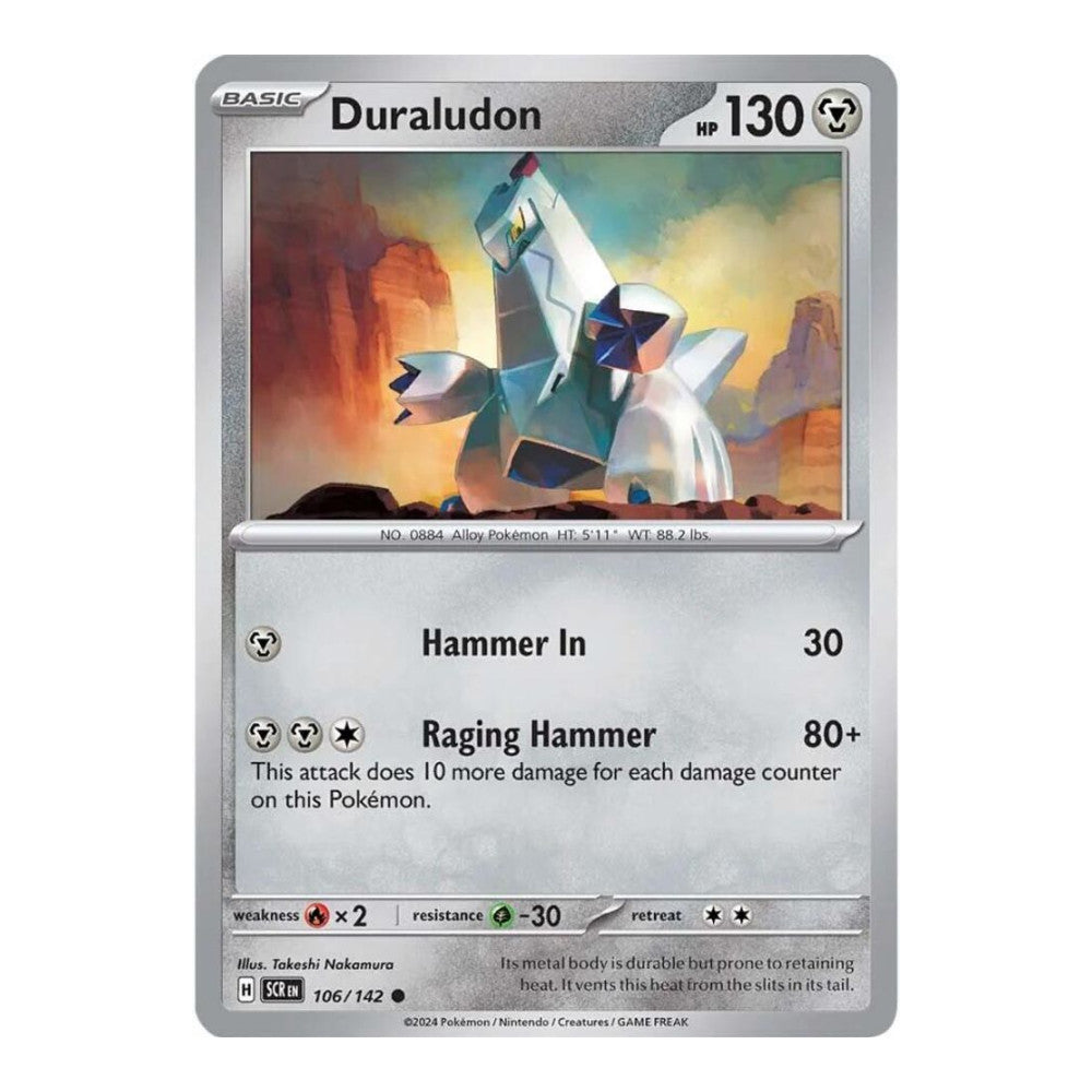 SV07: Stellar Crown (SCR) - Duraludon (#106/142) (Near Mint)