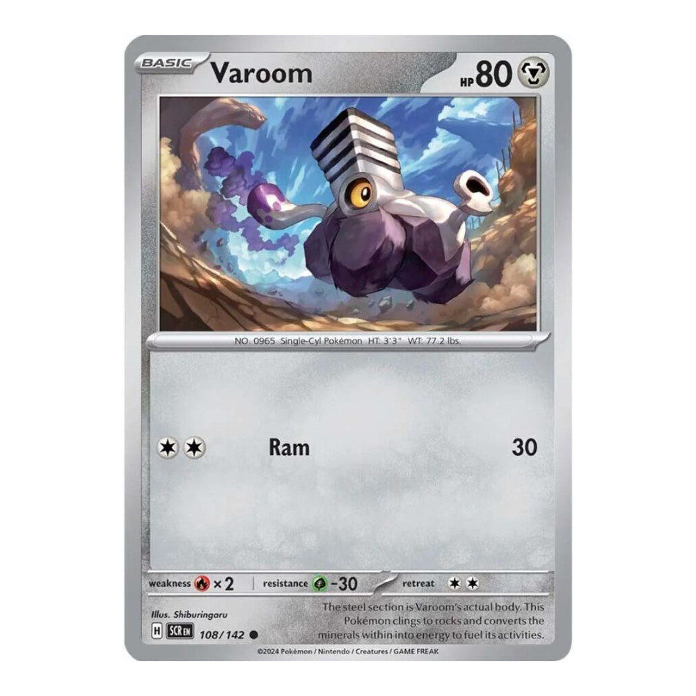 SV07: Stellar Crown (SCR) - Varoom (#108/142) (Near Mint)