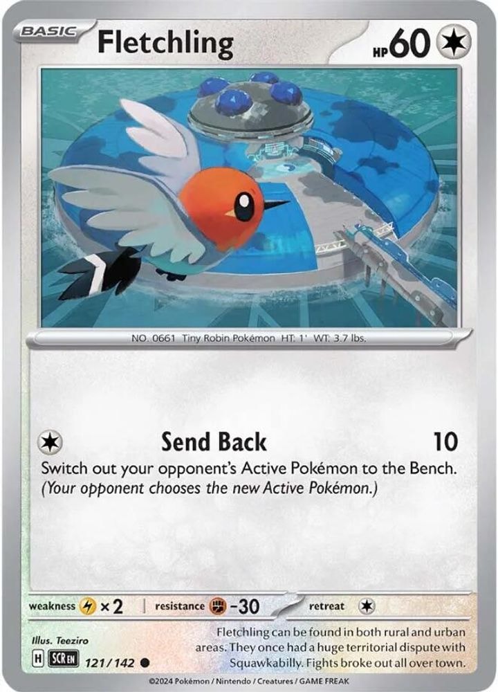 SV07: Stellar Crown (SCR) - Fletchling (#121/142, Common) ()