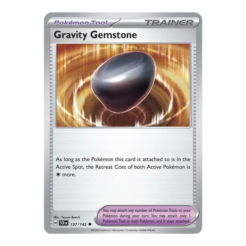 SV07: Stellar Crown (SCR) - Gravity Gemstone (#137/142) (Near Mint)