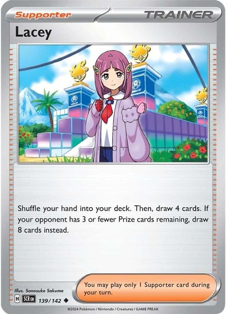 SV07: Stellar Crown (SCR) - Lacey - 139/142 (#139/142, Uncommon) ()