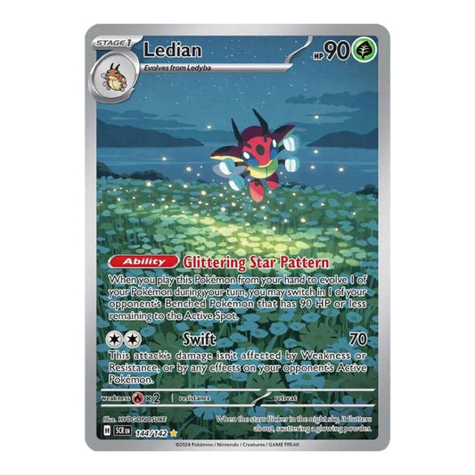 SV07: Stellar Crown (SCR) - Ledian - 144/142 (#144/142) (Near Mint)